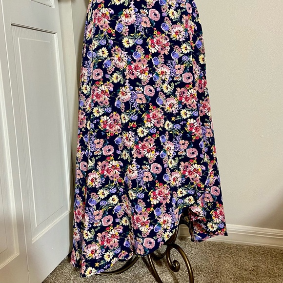 Bobeau Garden Party Floral Wrap Dress S Small - Picture 5 of 15